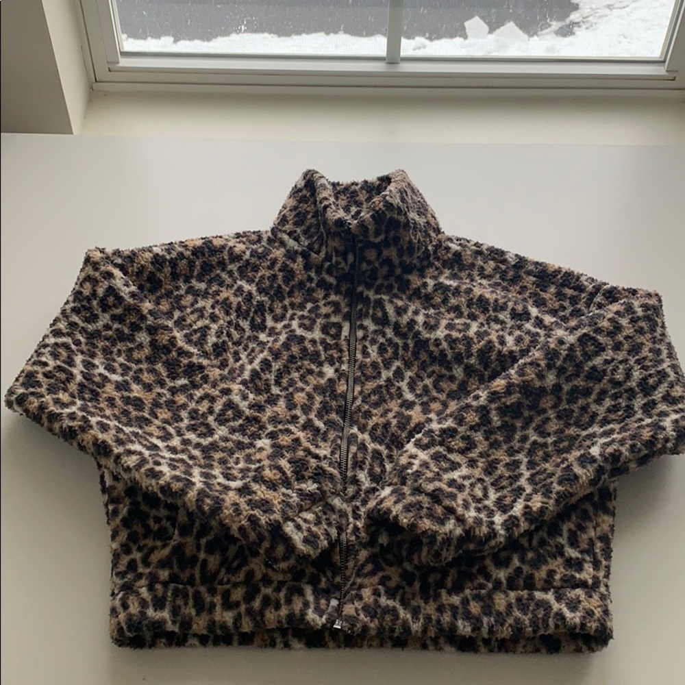 American Eagle Animal Print Jacket